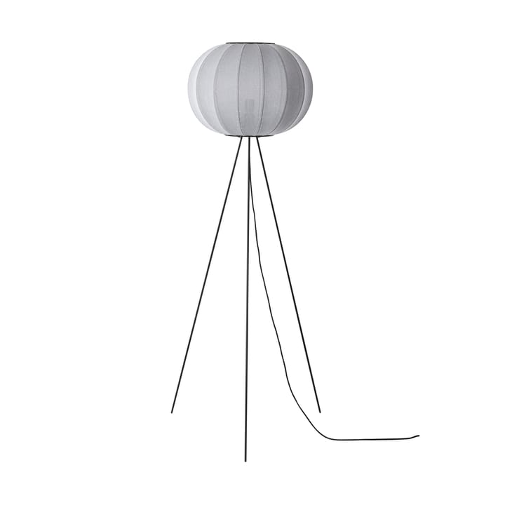 Knit-Wit 45 Round High floor lamp - Silver - Made By Hand