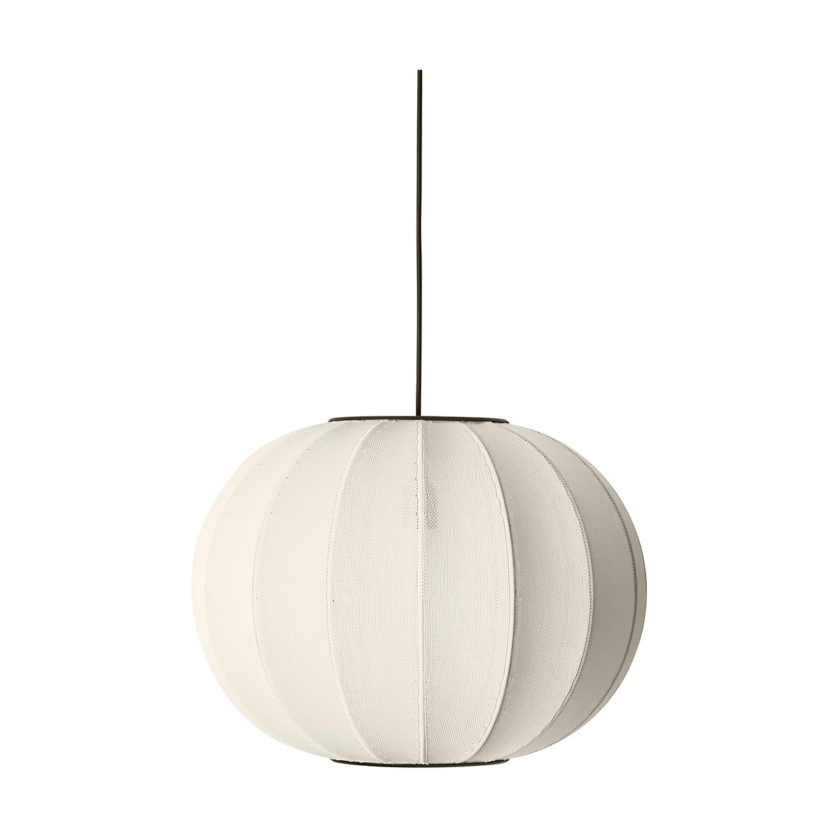 Made By Hand Knit-Wit 45 Round pendant Pearl white | Scandinavian Design | Pendant lamps | White