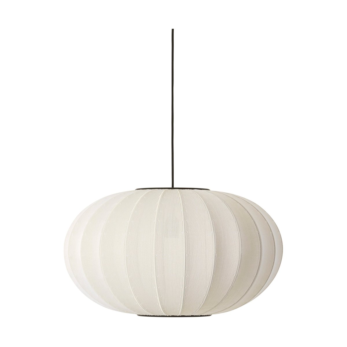 Made By Hand Knit-Wit 57 Oval pendant Pearl white | Scandinavian Design | Pendant lamps | White