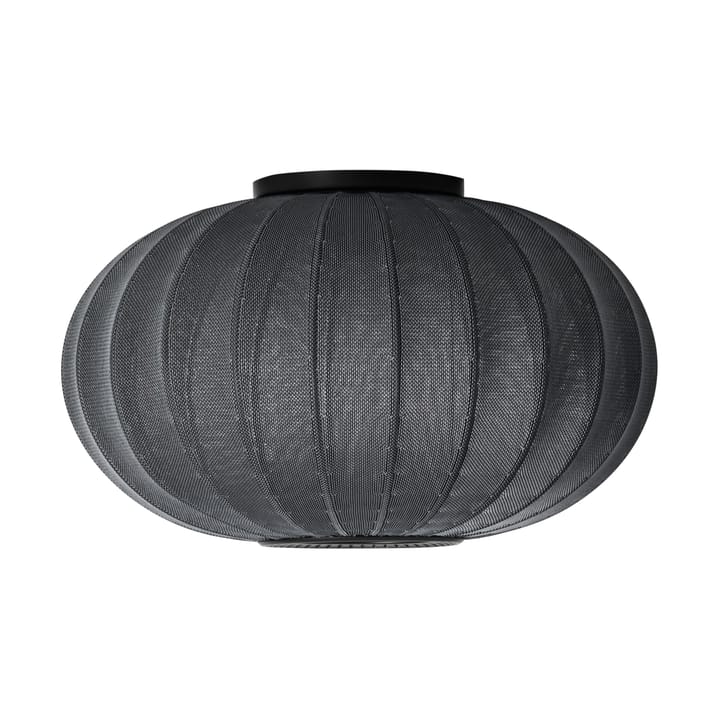 Knit-Wit 57 Oval wall and ceiling lamp - Black - Made By Hand