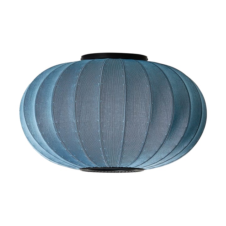 Knit-Wit 57 Oval wall and ceiling lamp - Blue stone - Made By Hand