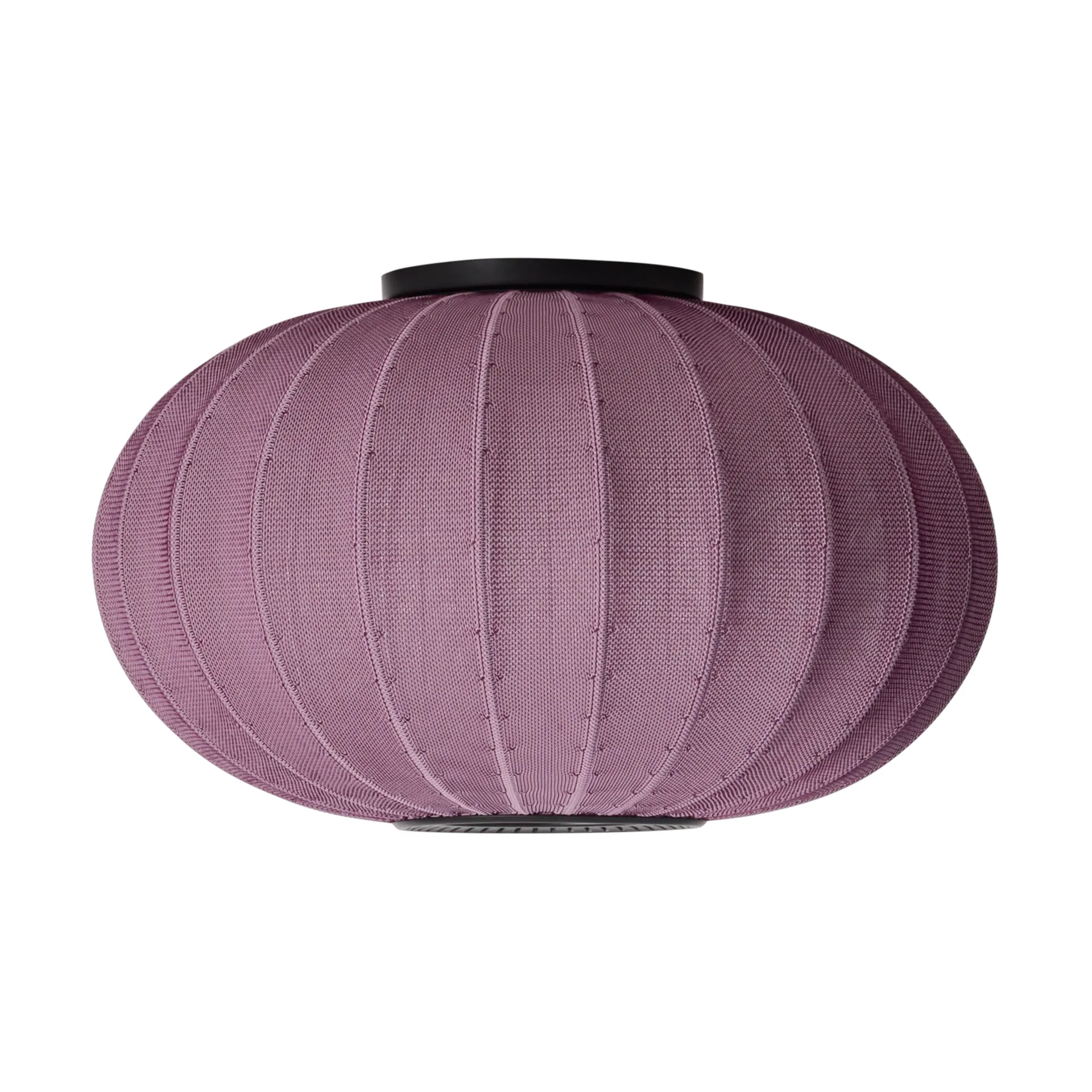 Knit-Wit 57 Oval wall and ceiling lamp, Burgundy Made By Hand