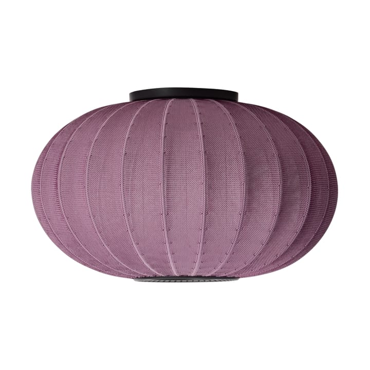 Knit-Wit 57 Oval wall and ceiling lamp - Burgundy - Made By Hand