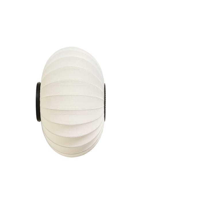 Knit-Wit 57 Oval wall and ceiling lamp - Pearl white - Made By Hand