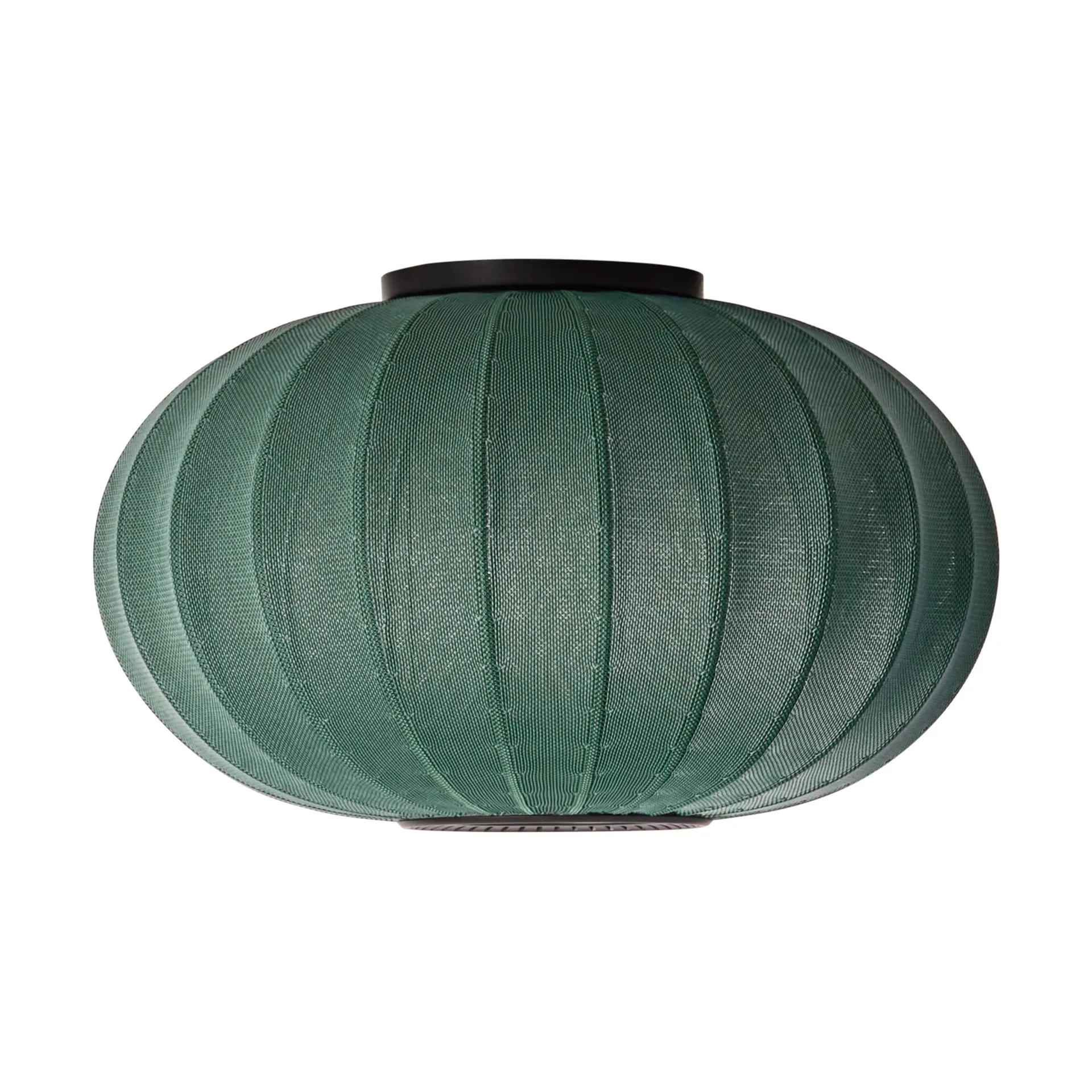 Knit-Wit 57 Oval wall and ceiling lamp, Tweed green Made By Hand