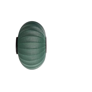 Knit-Wit 57 Oval wall and ceiling lamp - Tweed green - Made By Hand