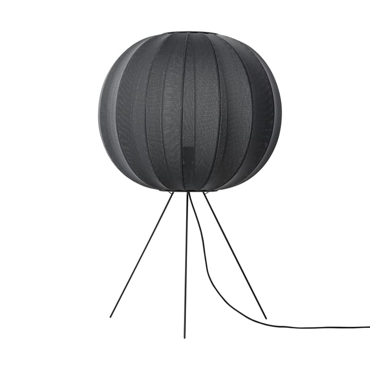 Knit-Wit 60 Round Medium floor lamp - Black - Made By Hand