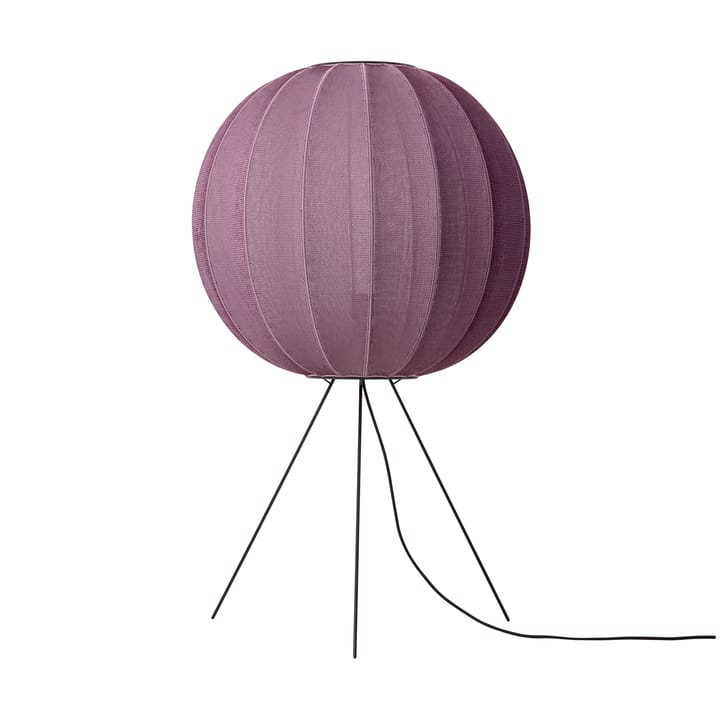 Knit-Wit 60 Round Medium floor lamp - Burgundy - Made By Hand