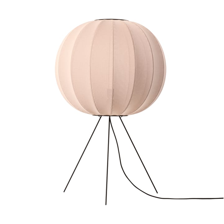 Knit-Wit 60 Round Medium floor lamp - Sand stone - Made By Hand