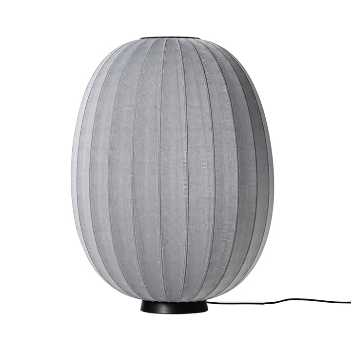 Knit-Wit 65 High Oval Level floor lamp - Silver - Made By Hand