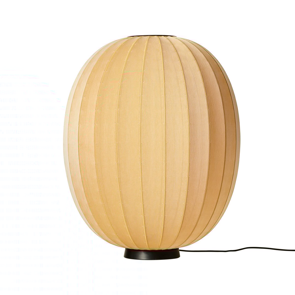 Made By Hand Knit-Wit 65 High Oval Level floor lamp Sunrise