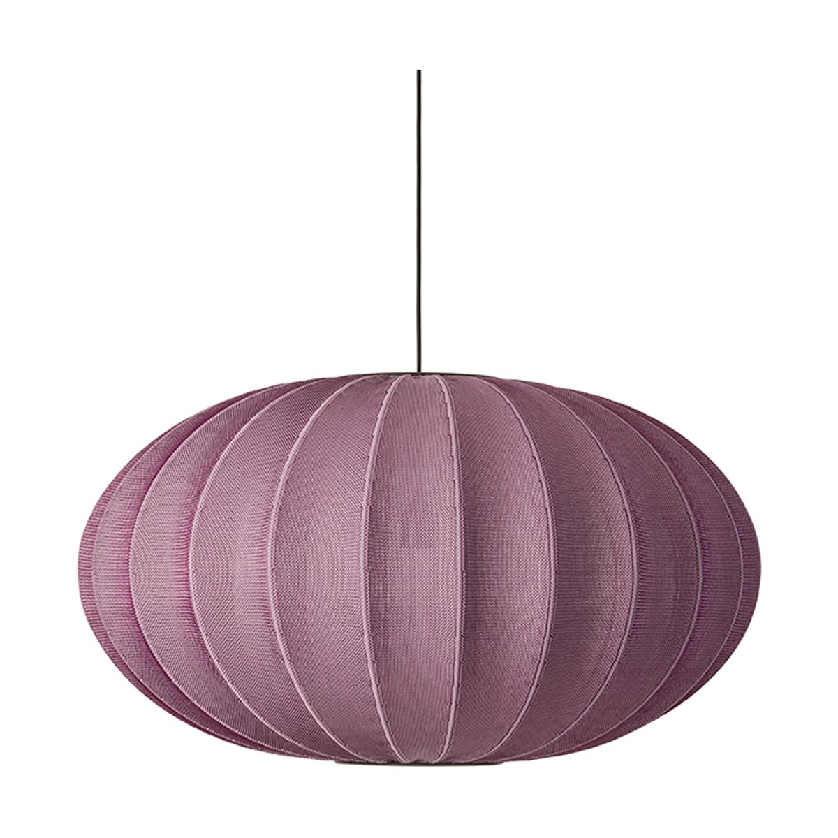 Made By Hand Knit-Wit 76 Oval pendant Burgundy | Scandinavian Design | Pendant lamps | Red