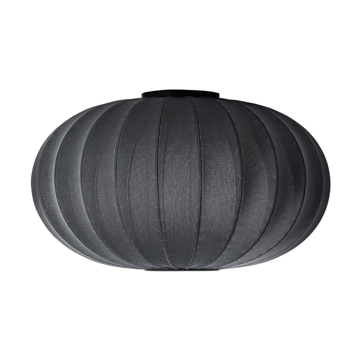 Knit-Wit 76 Oval wall and ceiling lamp - Black - Made By Hand