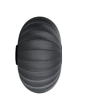 Knit-Wit 76 Oval wall and ceiling lamp - Black - Made By Hand