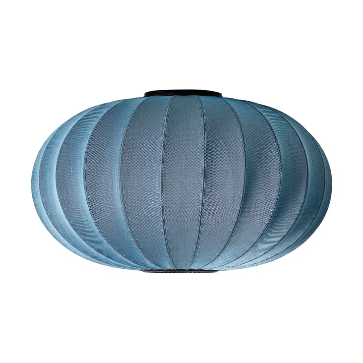 Knit-Wit 76 Oval wall and ceiling lamp - Blue stone - Made By Hand