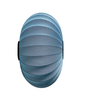 Knit-Wit 76 Oval wall and ceiling lamp - Blue stone - Made By Hand