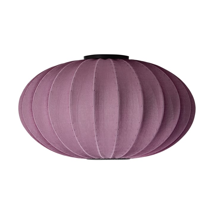 Knit-Wit 76 Oval wall and ceiling lamp - Burgundy - Made By Hand