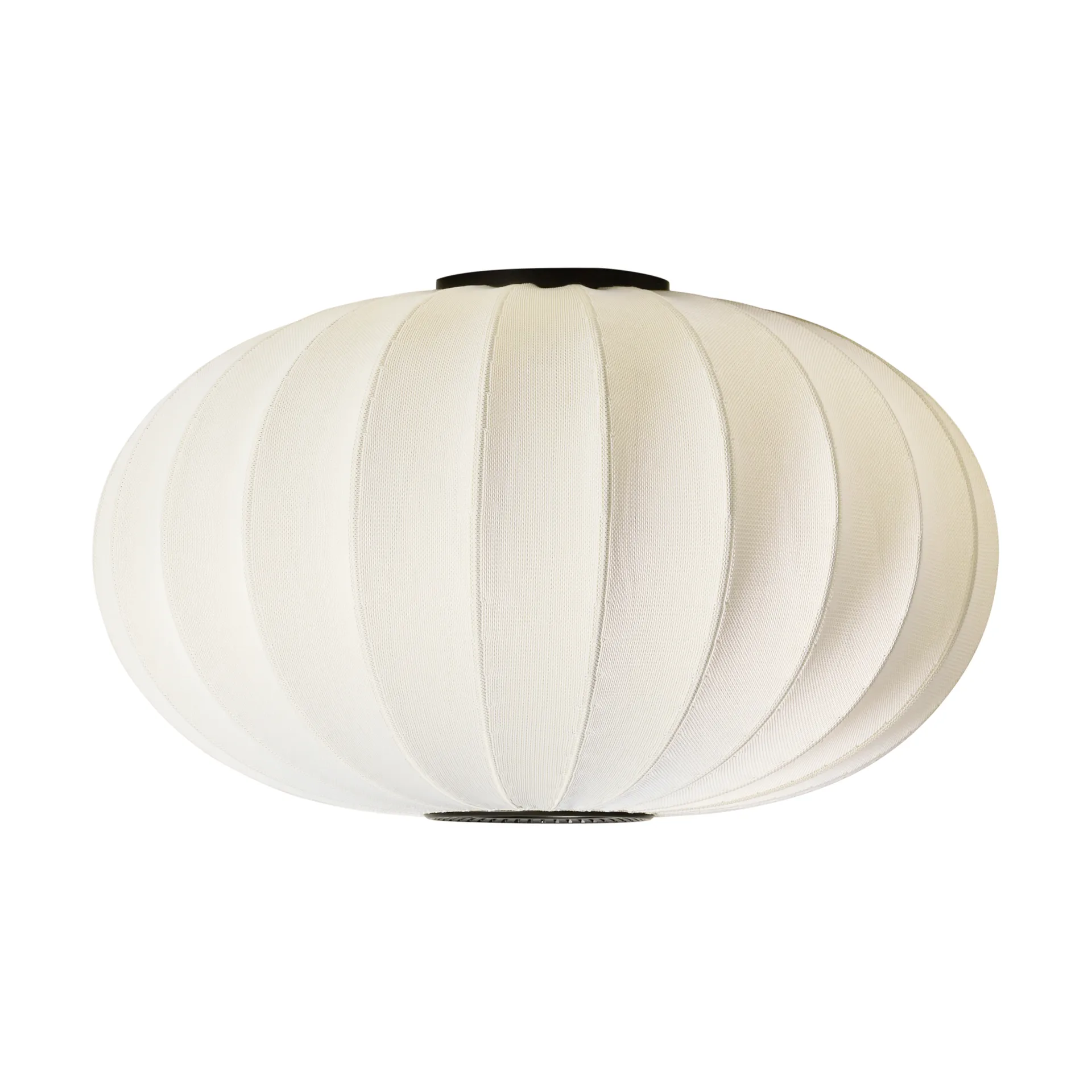 Knit-Wit 76 Oval wall and ceiling lamp, Pearl white Made By Hand
