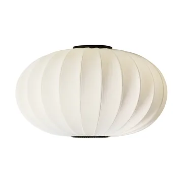 Knit-Wit 76 Oval wall and ceiling lamp - Pearl white - Made By Hand