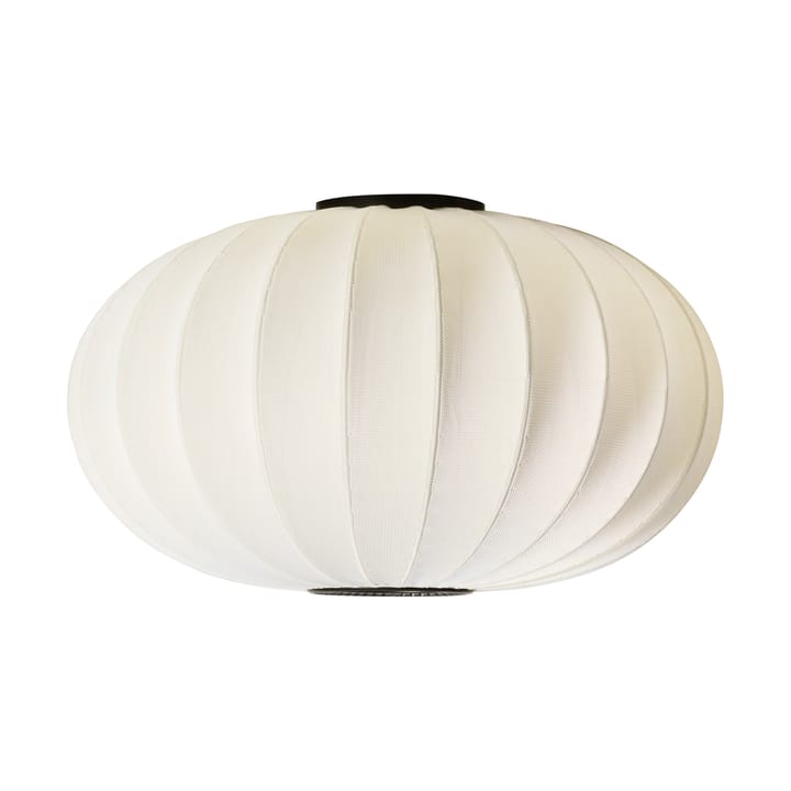 Knit-Wit 76 Oval wall and ceiling lamp - Pearl white - Made By Hand