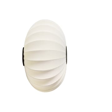 Knit-Wit 76 Oval wall and ceiling lamp - Pearl white - Made By Hand
