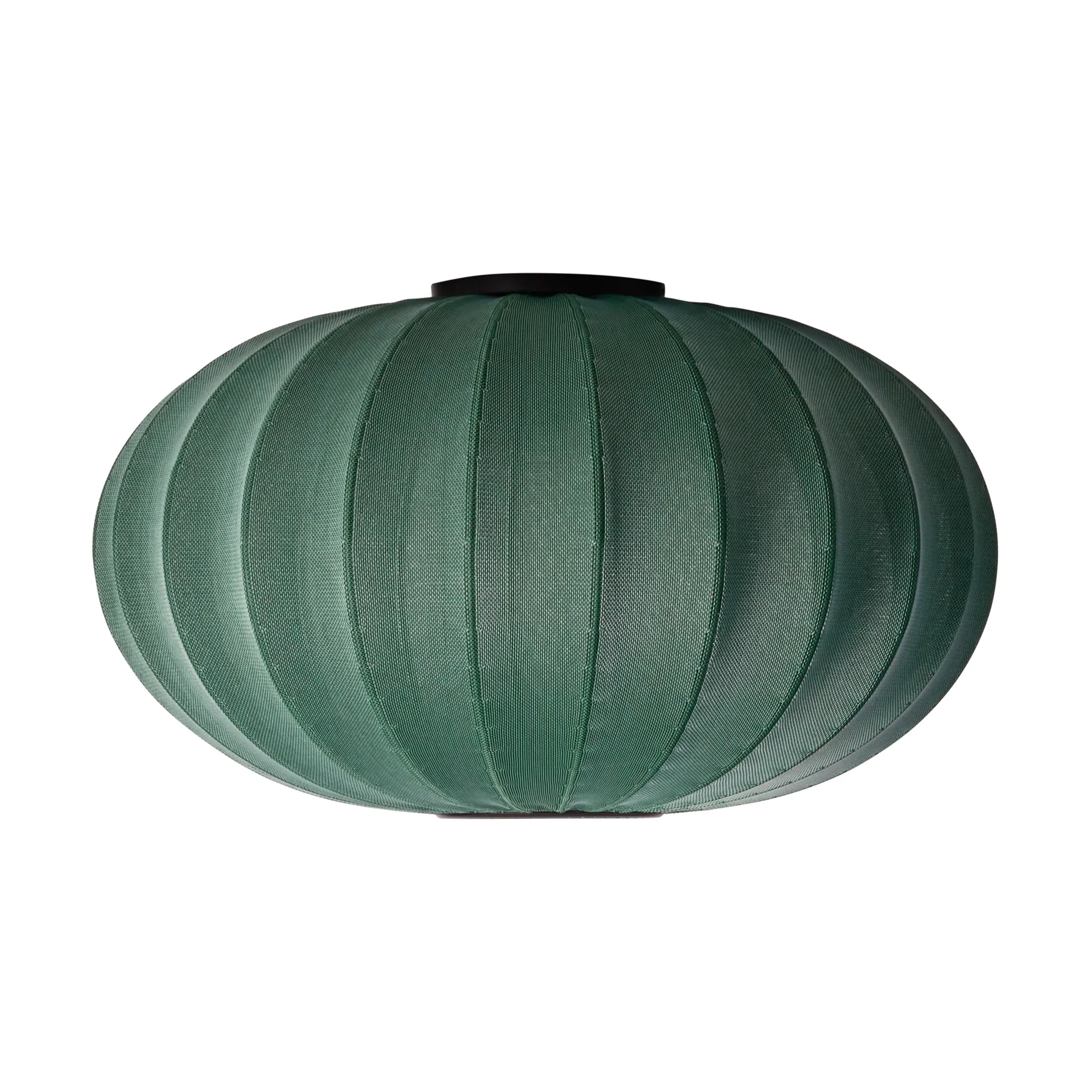 Knit-Wit 76 Oval wall and ceiling lamp, Tweed green Made By Hand