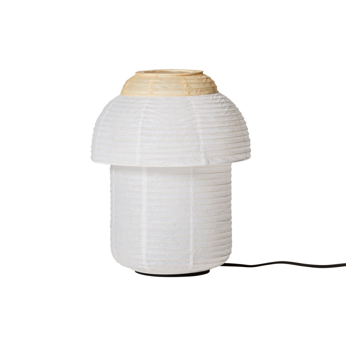 Made By Hand Papier Double table lamp o30 cm Soft yellow