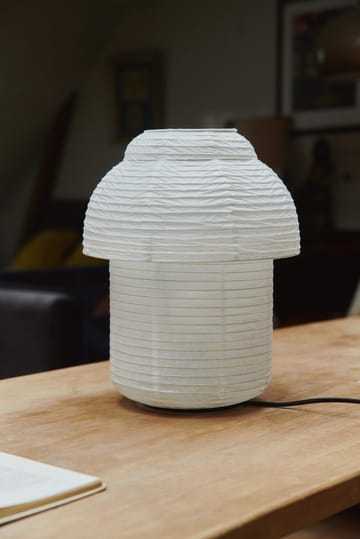 Papier Double table lamp Ø30 cm - White - Made By Hand