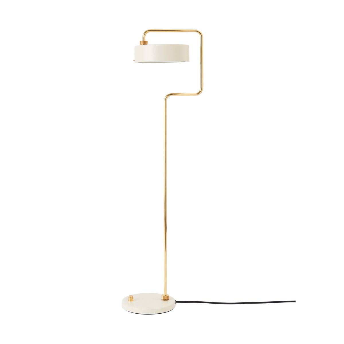 Made By Hand - Petite Machine Floor Lamp Oyster White