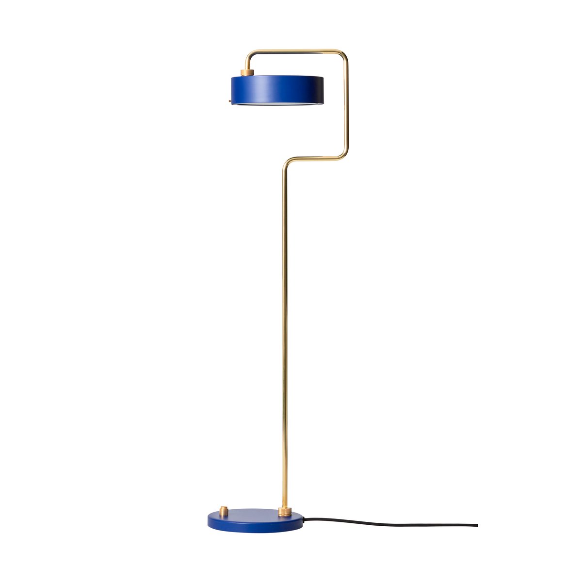 Made By Hand Petite Machine floor lamp Royal blue | Scandinavian Design | Floor lamps | Blue