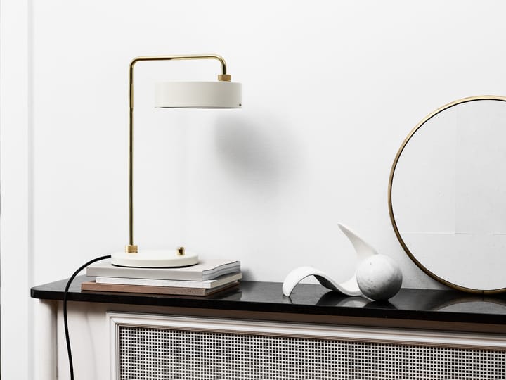 Petite Machine table lamp - Oyster white - Made By Hand