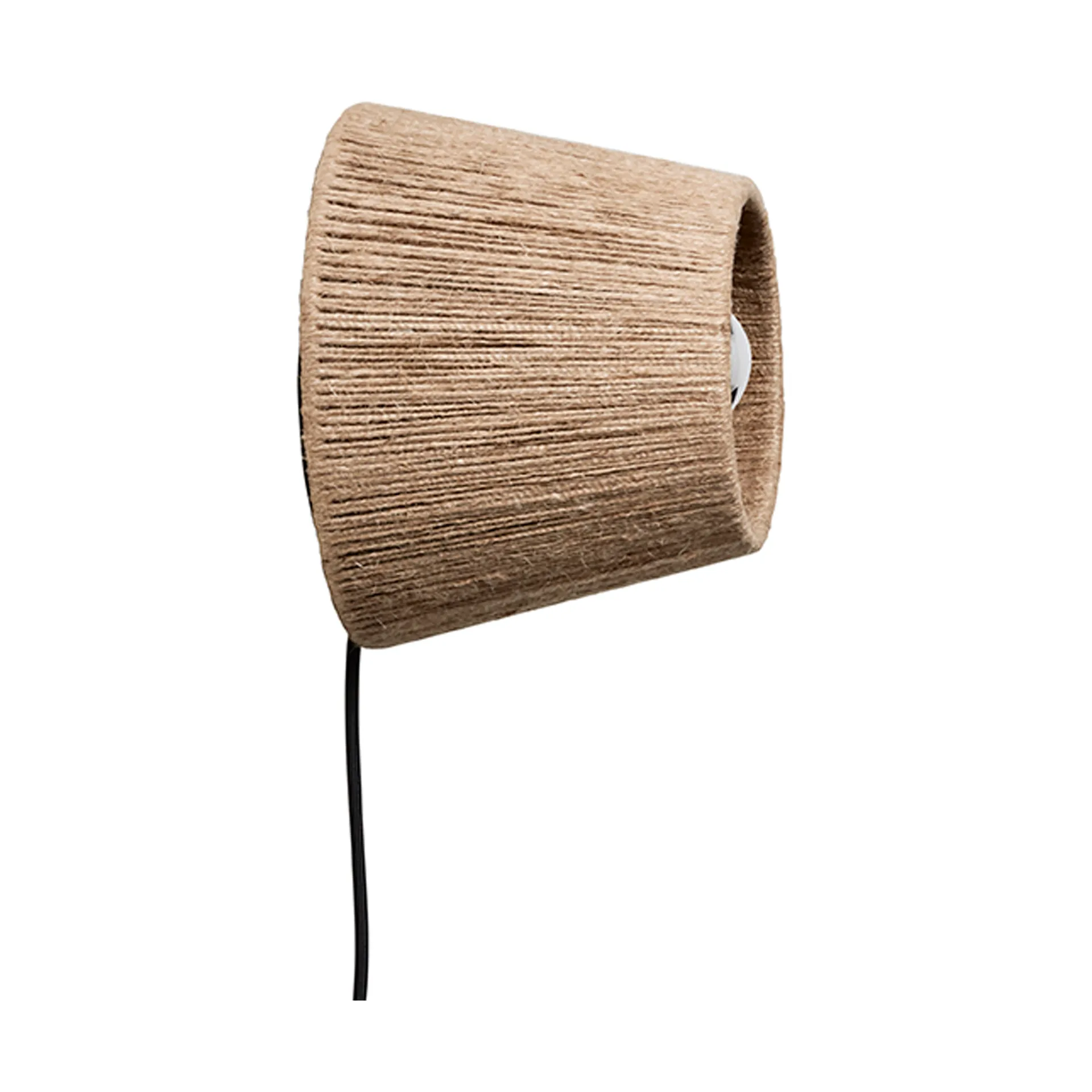 Ro Closed wall lamp, Jute Made By Hand