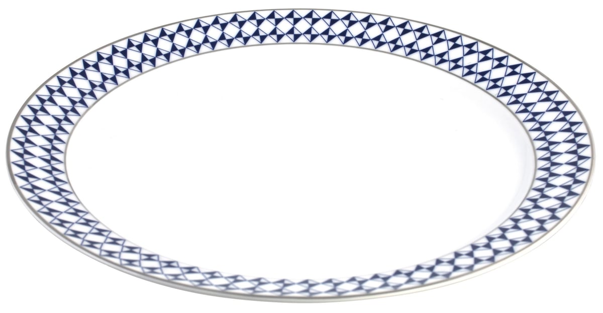 Magnor Tokyo Origami dish 36 cm White-blue | Scandinavian Design | Serving platters & dishes | Blue