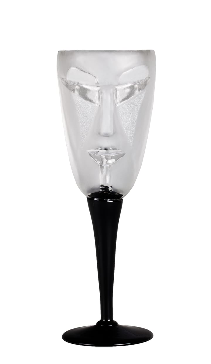 Kubik wine glass - clear - Målerås Glasbruk