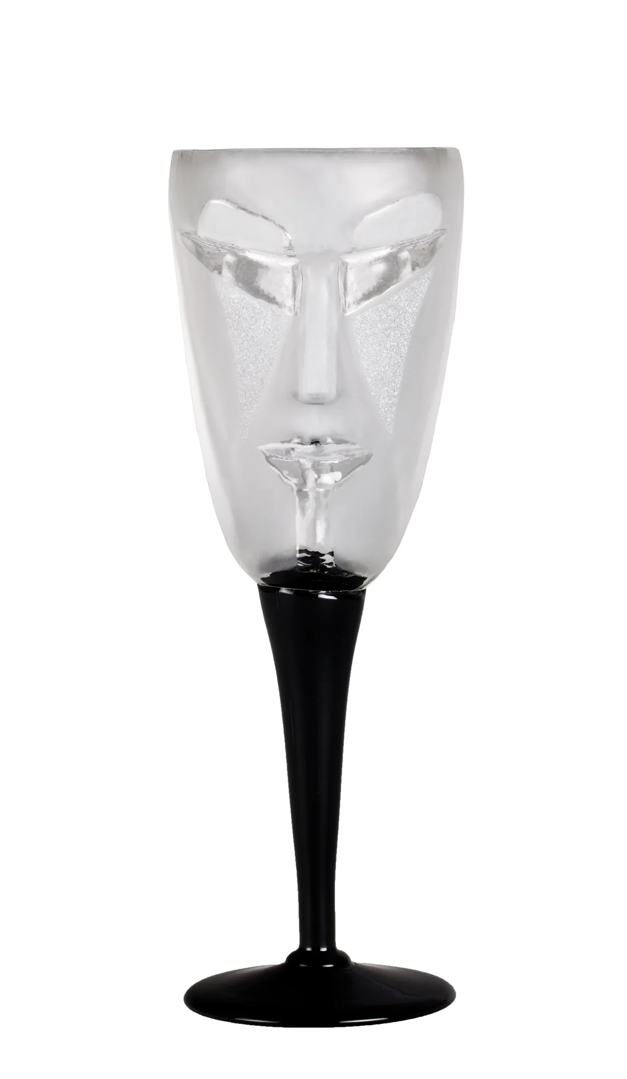 Målerås Glasbruk Kubik wine glass clear | Scandinavian Design | Wine glasses | Transparent