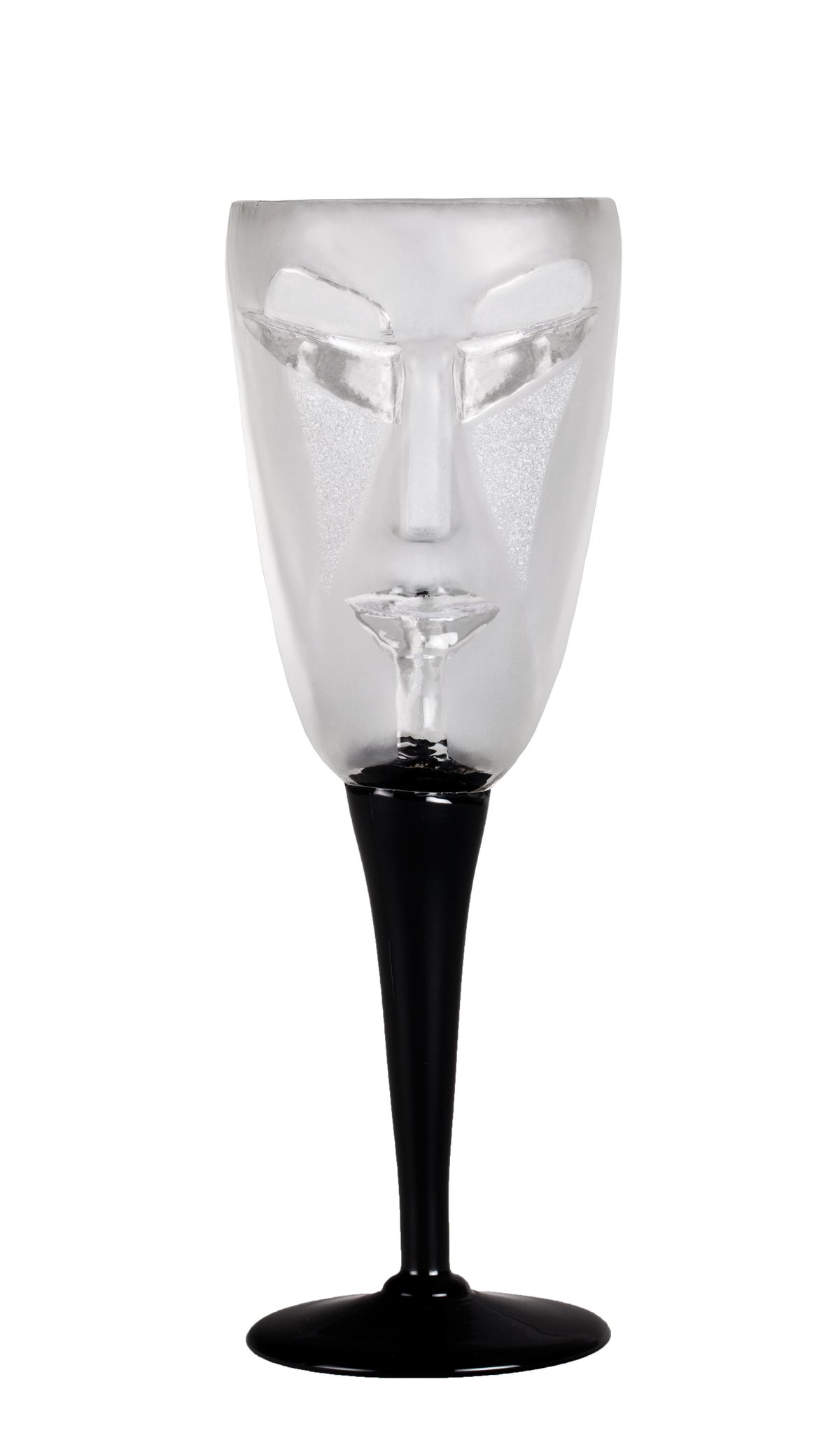 Målerås Glasbruk Kubik wine glass clear | Scandinavian Design | Wine glasses | Transparent