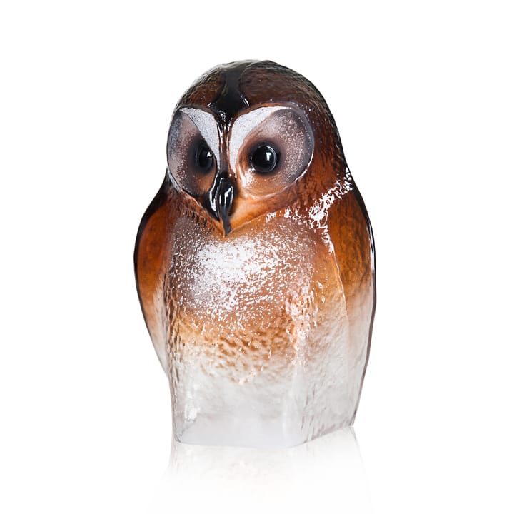 Safari Owl glass sculpture - Large - Målerås Glasbruk