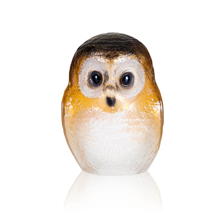 Safari Owl glass sculpture - Small - Målerås Glasbruk