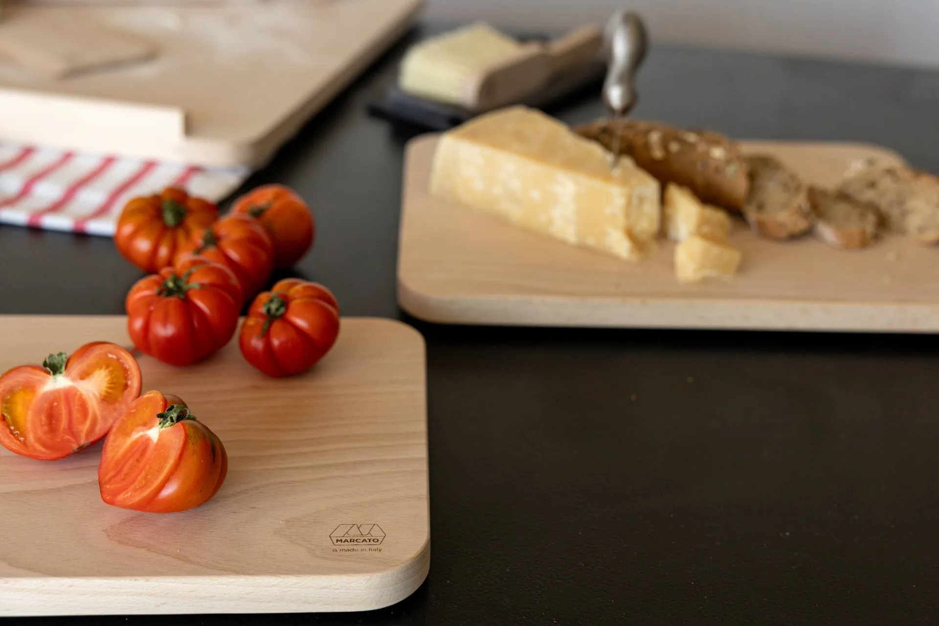 Marcato chopping board, Beech, 30x22x2.5 cm Marcato