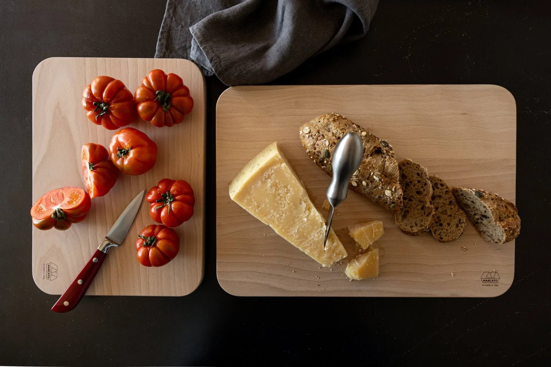 Marcato chopping board, Beech, 37x27x2.5 cm Marcato