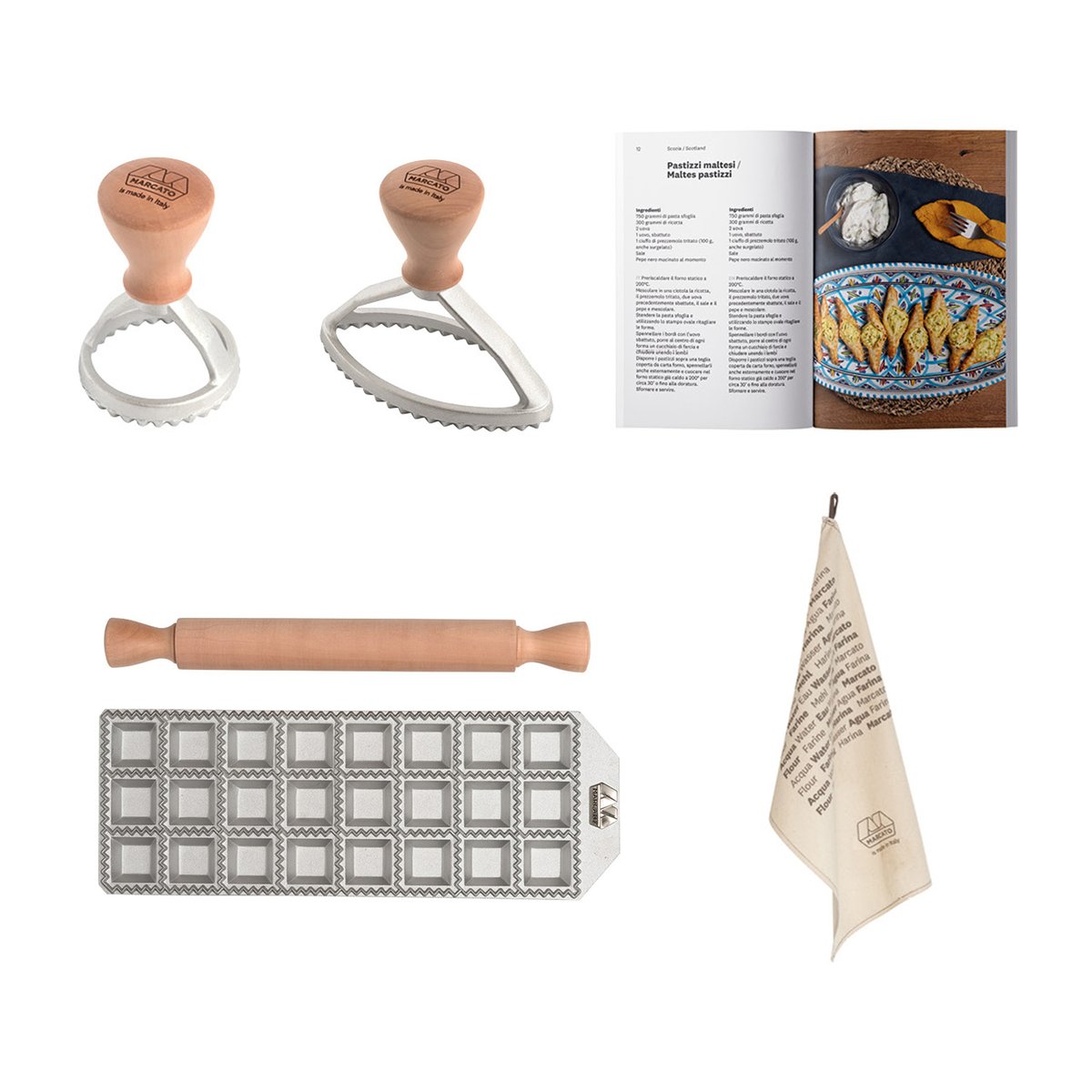 Marcato Marcato gift set ravioli like a pro 6 pieces
