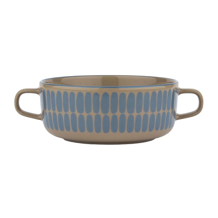 Alku bowl with handle 5 dl - Terra-sky blue - Marimekko