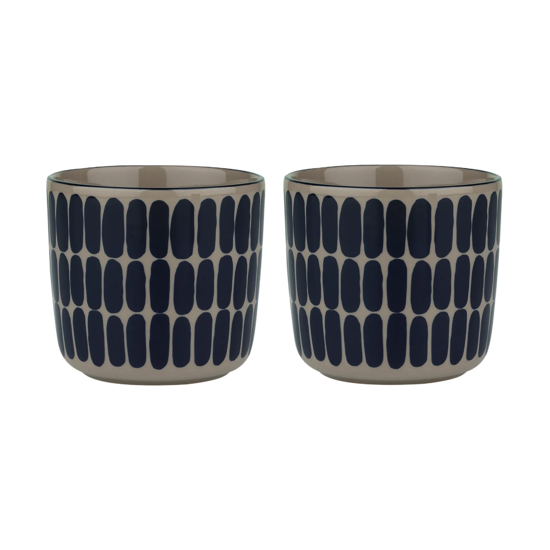 Alku coffee cup without handle 20 cl 2-pack, Terra-dark blue Marimekko