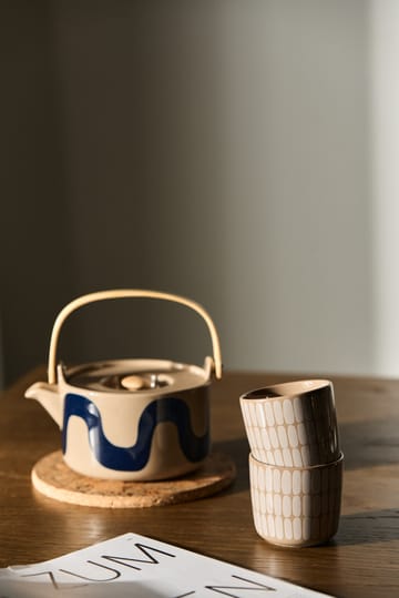 Alku mug 2-pack - Terra-white - Marimekko