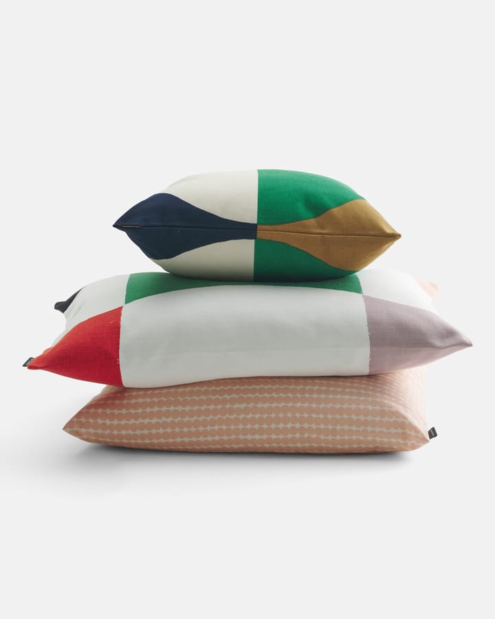 Almena pillowcase 40x60 cm - White-green-grey - Marimekko