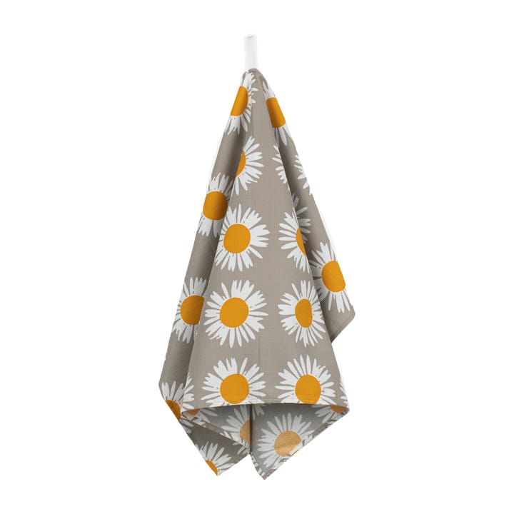 Auringonkukka kitchen towel 47x70 cm - Beige-white - Marimekko