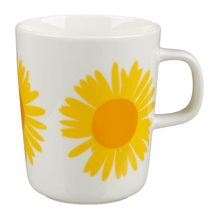 Auringonkukka mug 25 cl - Yellow-white - Marimekko