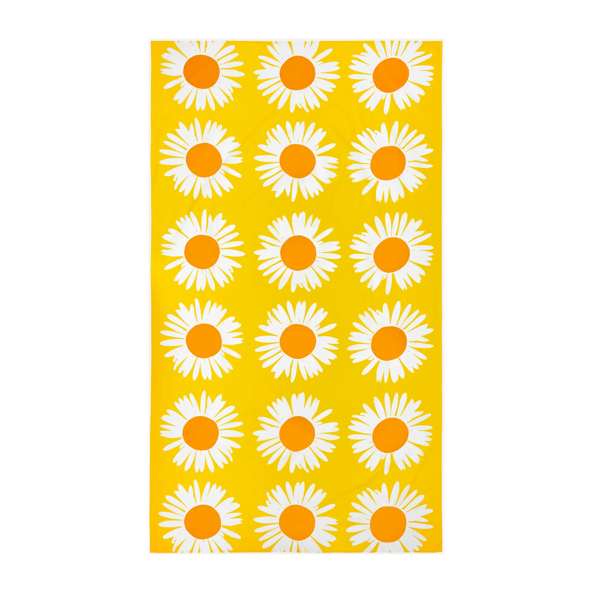 Auringonkukka tablecloth 135x280 cm, Yellow-white Marimekko