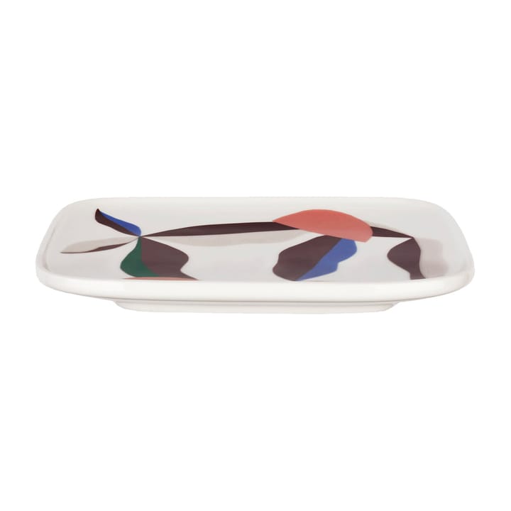 Berry plate 15x12 cm, White-blue-powder-dark wine Marimekko