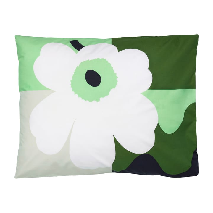 Co-Created pillowcase 50x60 cm - Green-white - Marimekko